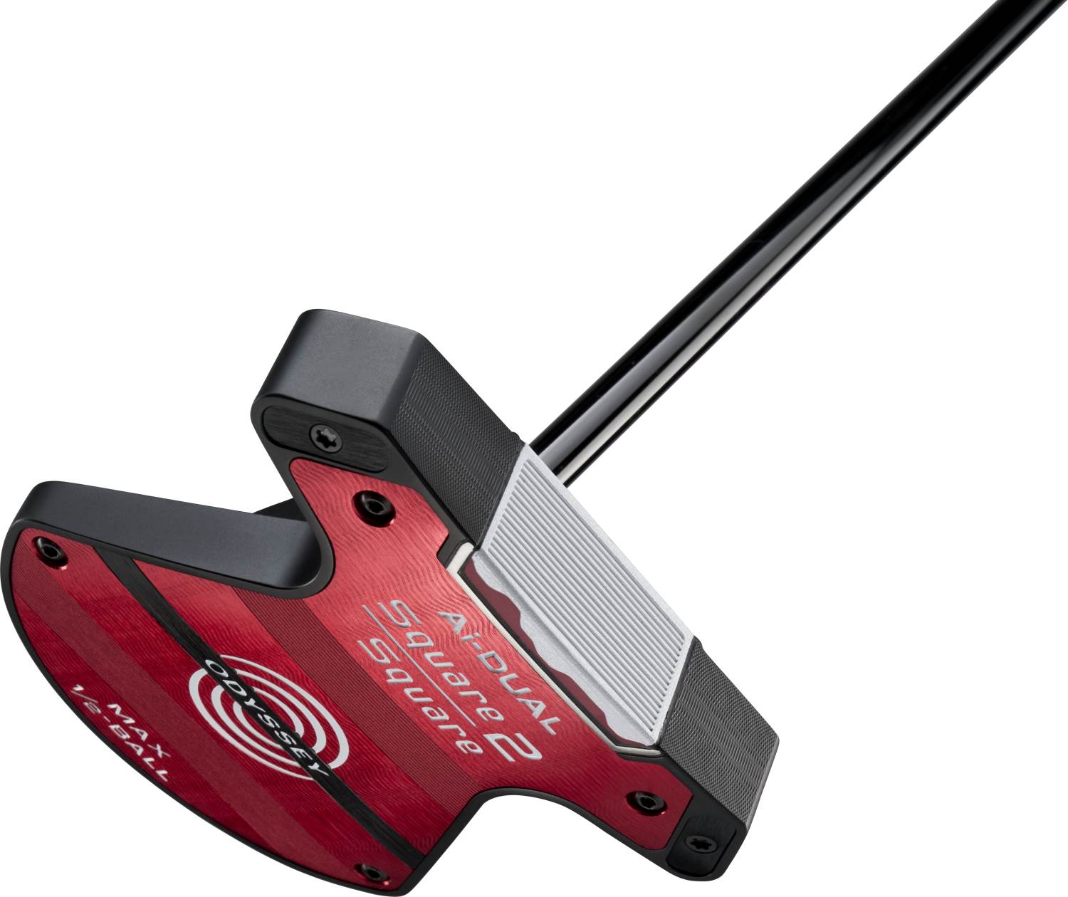 Odyssey Ai-Dual Square 2 Square Max 1/2 Ball Straight Neck Putter