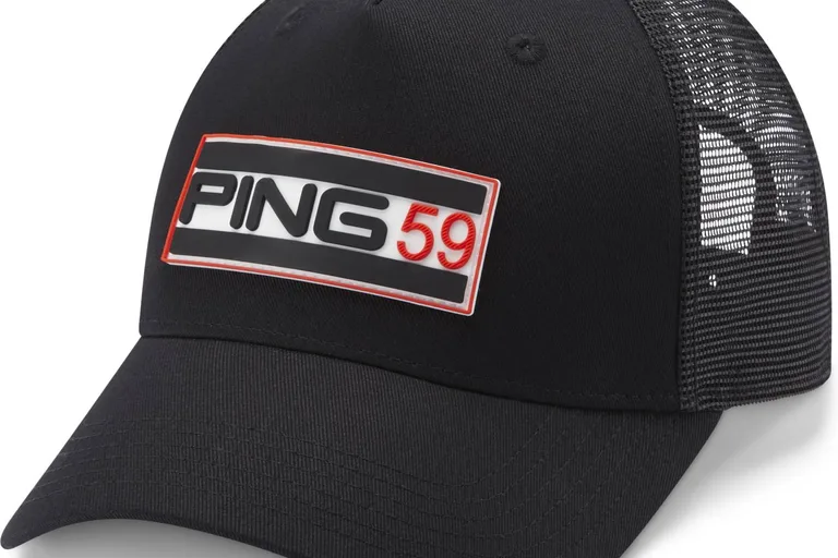 Ping 59 Trucker Kasket - Black - Str. Justerbar