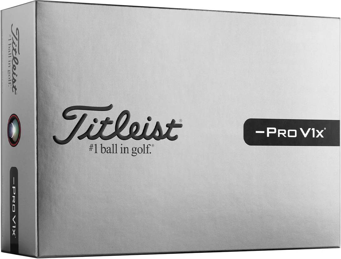 Titleist Pro V1x Left Dash (2026) Golfbolde - White