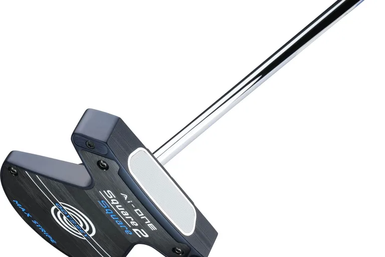 Odyssey Square 2 Square Max Stripe Straight Neck Putter