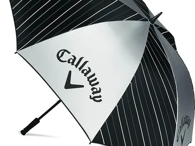 Callaway UV 64" Single Canopy Paraply - Black/Silver