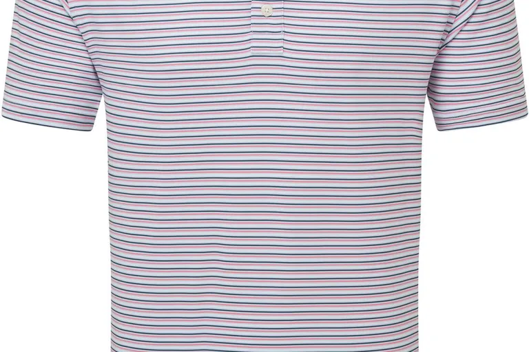 FootJoy Balance Stripe Lisle Herre Poloshirt