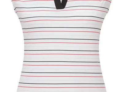 FootJoy Striped Sleeveless Dame Poloshirt